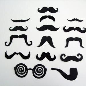 Moustache Set (15 Pcs)