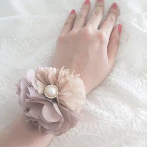 Handmade Love Wedding Corsage // Wrist Corsage