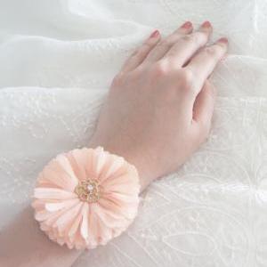 Handmade Merry Wedding Corsage // Wrist Corsage