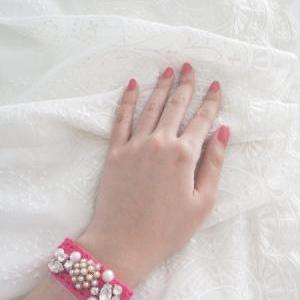 Handmade Bloom Wedding Corsage // Wrist Corsage